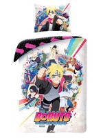 Boruto Naruto Next Generation Dekbedovertrek Eenpersoons  140x200cm Katoen