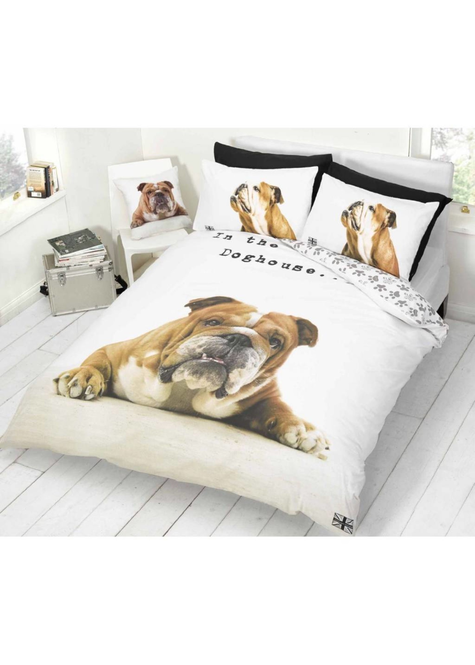 Bulldog Duvet 135x200 Polycotton