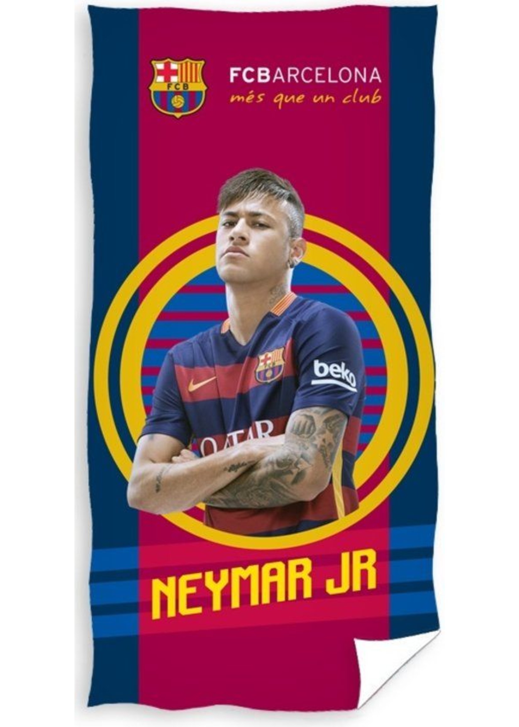 FC Barcelona FC Barcelona Neymar Handdoek