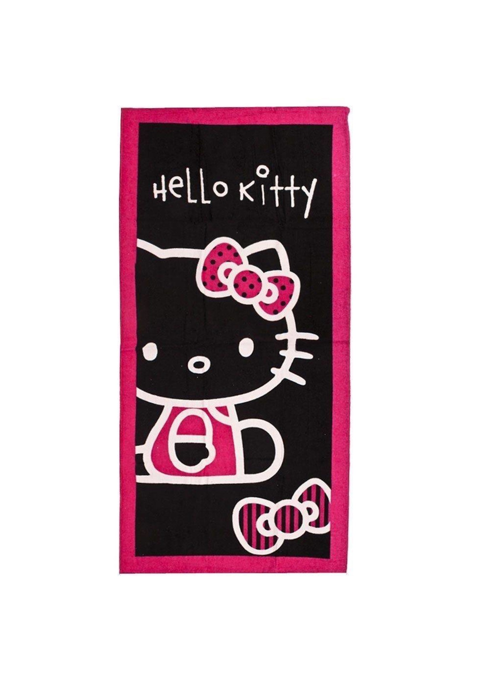 Sanrio  Hello Kitty Strandlaken Strik Zwart