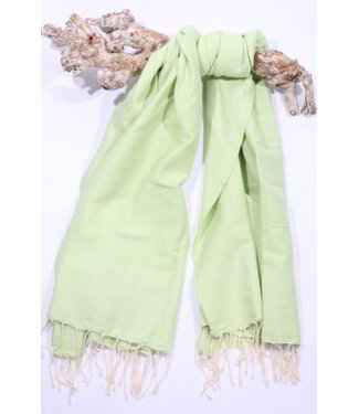 Call it Fouta! hamamdoek Honeycomb anise green