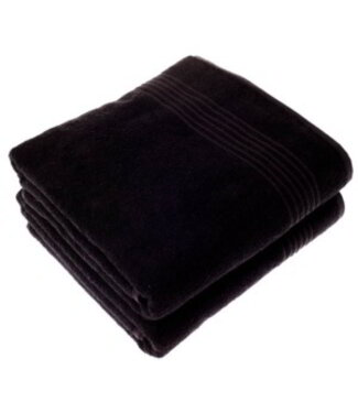Hamams own bamboe sauna handdoek zwart