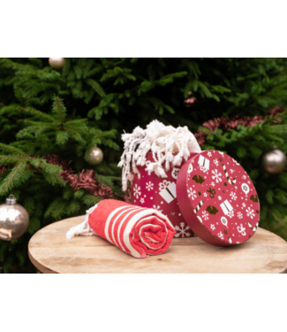 Hamams own kerst cadeaubox Lalay hamam handdoek trio