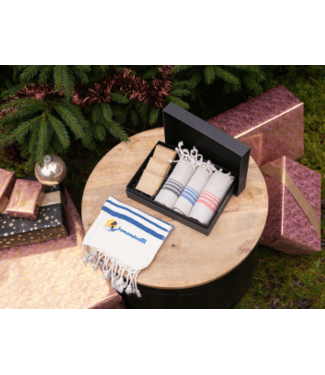 Lalay zakelijk kerstpakket: Luxe gastendoekjes en zeepjes