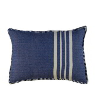 Lalay kussenhoes 50x70 Krem Sultan royal blue