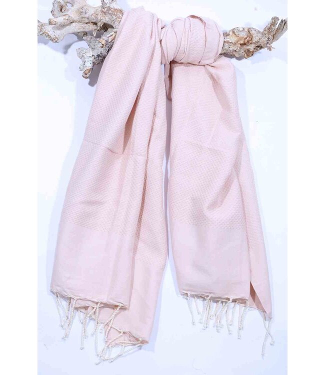 Call it Fouta! hamamdoek Honeycomb pastel pink