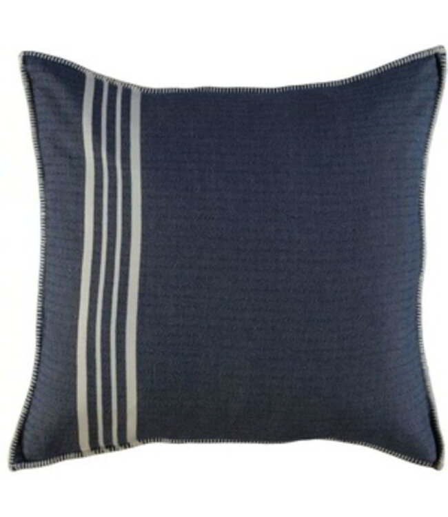 Lalay kussenhoes 65x65 Krem Sultan navy