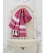 Ottomania kleine hamamdoek honingraat cerise