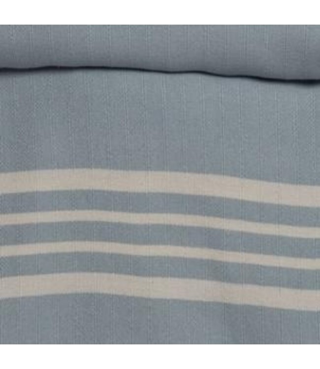 Lalay hamamdoek Krem Sultan light blue