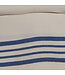Lalay hamamdoek Krem Sultan natural royal blue