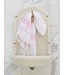 Ottomania kleine hamamdoek honingraat roze