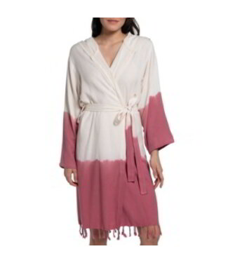 Lalay dip dye badjas dusty rose