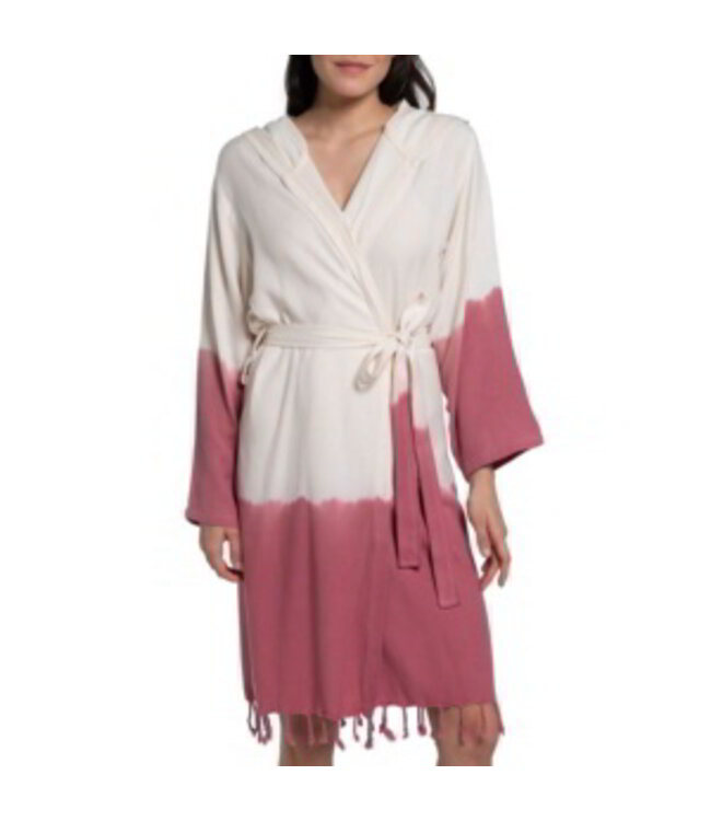 Lalay dip dye badjas dusty rose