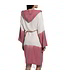 Lalay dip dye badjas dusty rose