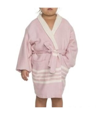 Lalay hamam kinderbadjas rose pink