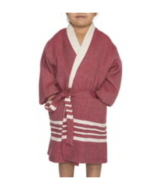 Lalay hamam kinderbadjas bordeaux
