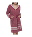 Lalay hamam badjas Sun bordeaux