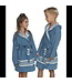 Lalay hamam badjas Sun kids petrol blue