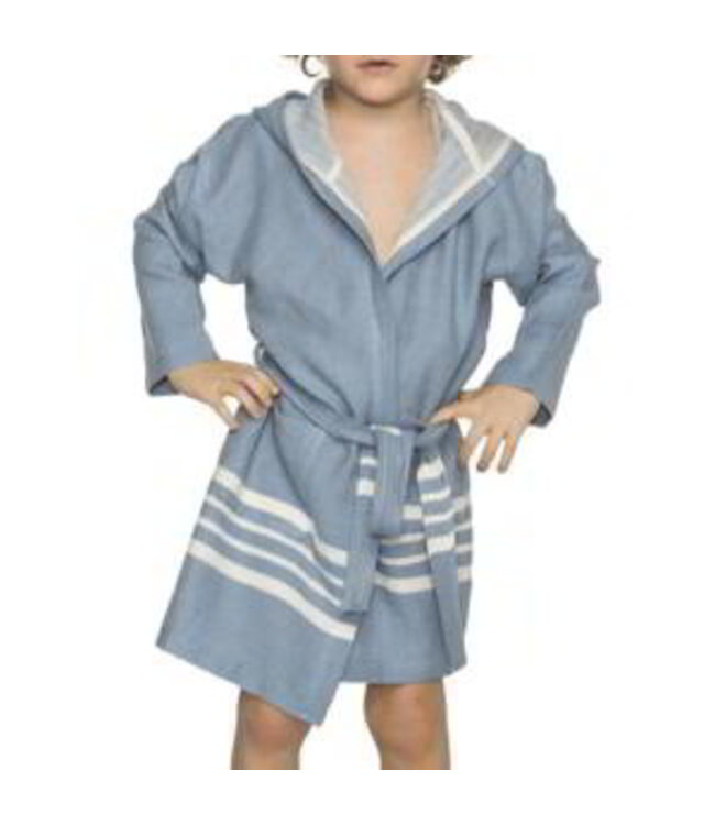 Lalay hamam badjas Sun kids air blue