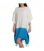 Lalay dip dye strandtuniek turquoise