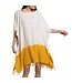 Lalay dip dye strandtuniek mustard yellow