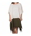 Lalay dip dye strandtuniek khaki