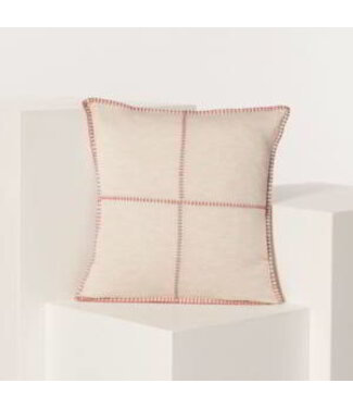 Lalay kussenhoes 50x50 patchwork dusty rose