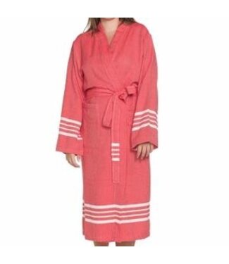 Lalay hamam badjas Krem Sultan red