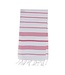 Lalay kleine hamamdoek Leyla white fuchsia