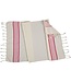 Lalay kleine hamamdoek Krem Sultan natural fuchsia