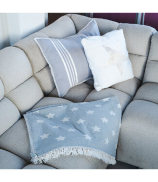 Barine Home plaid Ster grijs