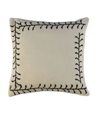 Lalay kussenhoes black stone print