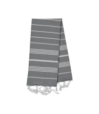 Lalay kleine hamamdoek Leyla dark grey