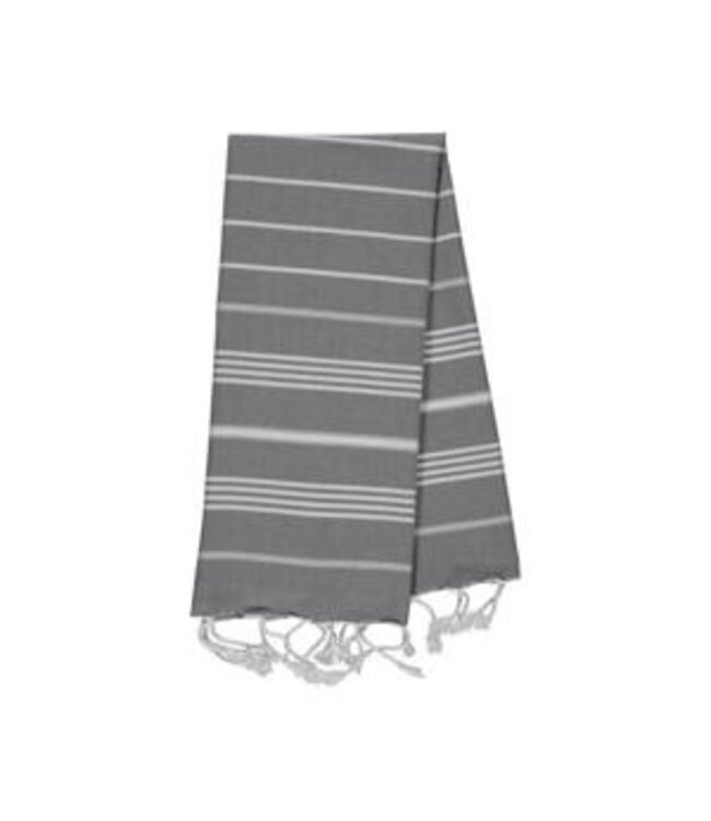 Lalay kleine hamamdoek Leyla dark grey