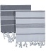 Lalay kleine hamamdoek Leyla dark grey