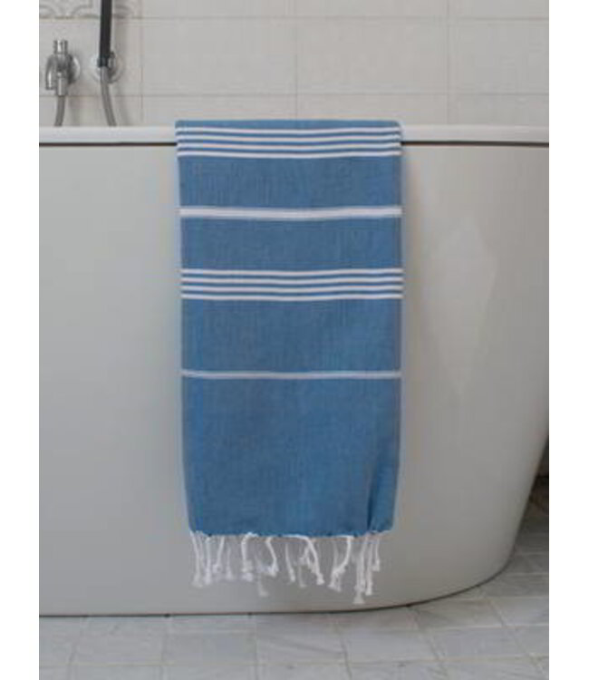 Ottomania hamamdoek oceaanblauw