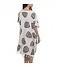 Lalay strandtuniek hand printed black