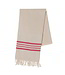 Lalay hamamdoek Krem Sultan XXL natural fuchsia