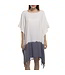 Lalay dip dye strandtuniek dark grey