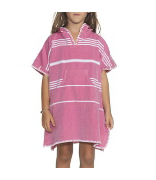 Lalay kids zwemponcho Leyla fuchsia