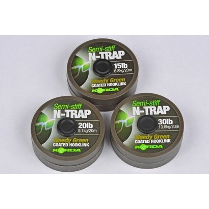 Korda N-Trap Semi-Stiff Weedy Green
