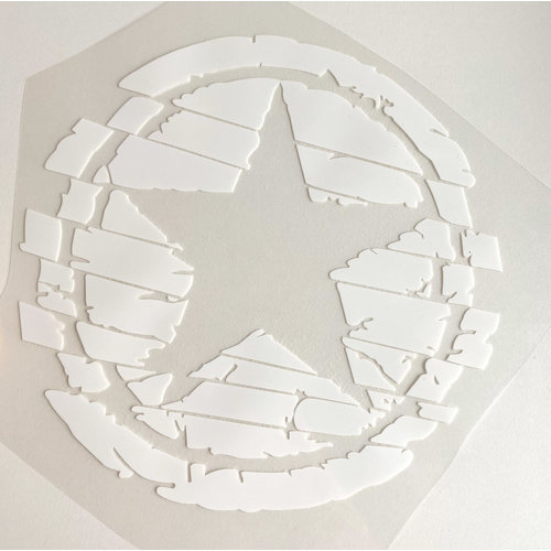 Patches Patch thermocollant Big Star White Patches Patch thermocollant Big Star White