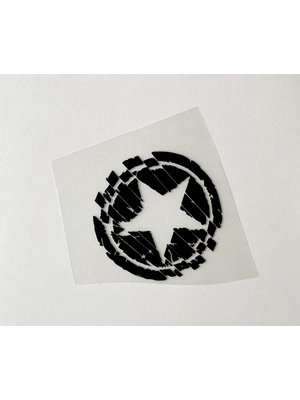 Patches Patch thermocollant Small Star Black