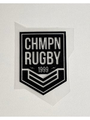 Patches Bügelapplikation Rugby Black