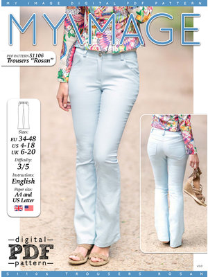 Download/Ebook S1106 Pantalon Rosan