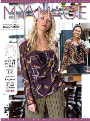 Download/Ebook S1123 Bluse Mona