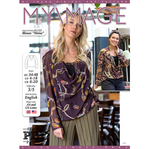 Download/Ebook S1123 Blouse Mona