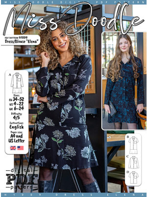 Download/Ebook H1009 Kleid/Bluse Elena