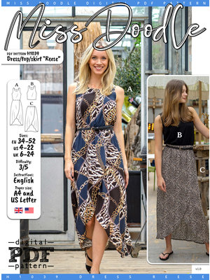 Download/Ebook H1039  Dress/Top/Skirt Reese