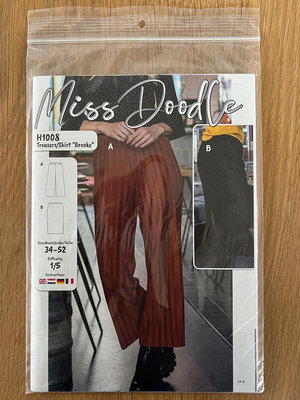 Paper pattern H1008 Pantalon Brooke patron papier